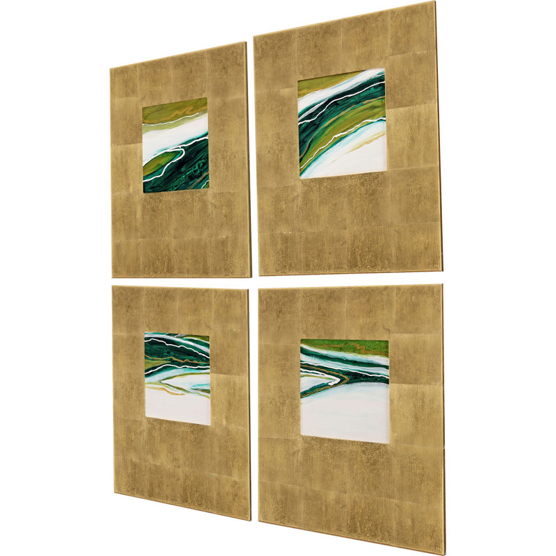 Galaxy Series Handmade Abstract Wall Decor on Solid Wood