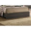 Grand lit pour chambre à coucher, finition grise, tête de lit, lit en bois d'hévéa moderne, gris-411436642-411436640