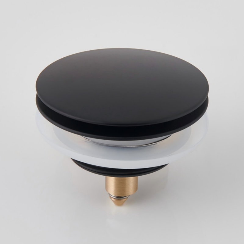 Mokleba Pop-Up Bathtub Drain Stopper Replacement Kit, Matte Black