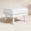 Repose-pieds d'extérieur en aluminium Armando avec coussin Sunbrella-45846803-61344826