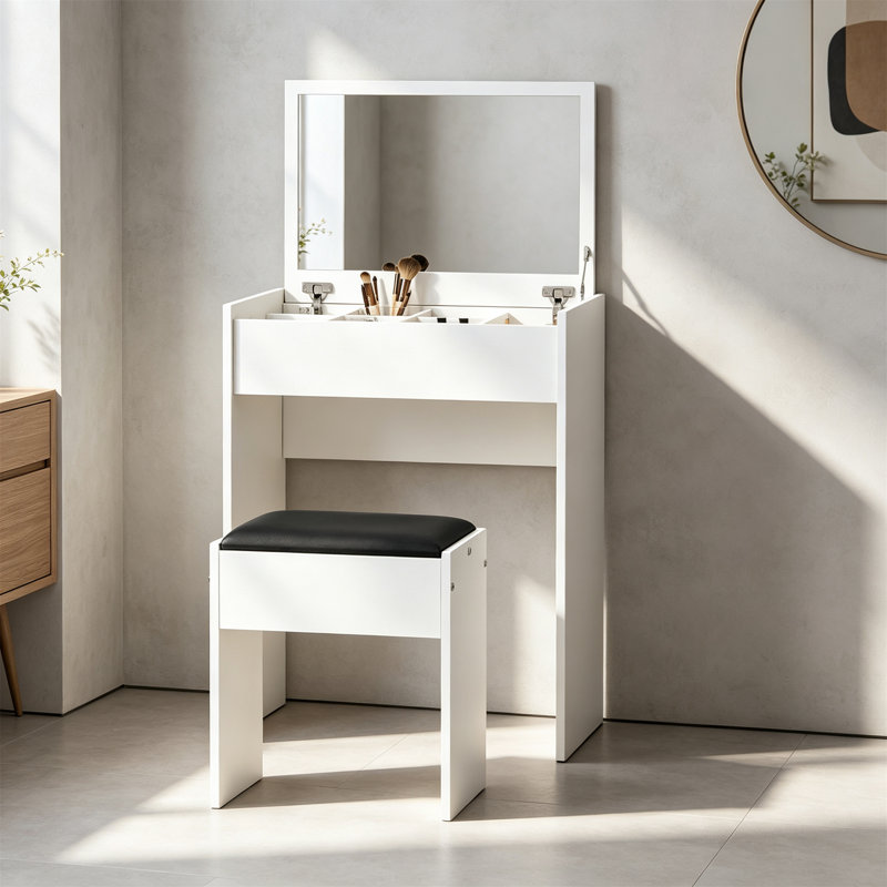60.2 cm W Chest of Drawers, White