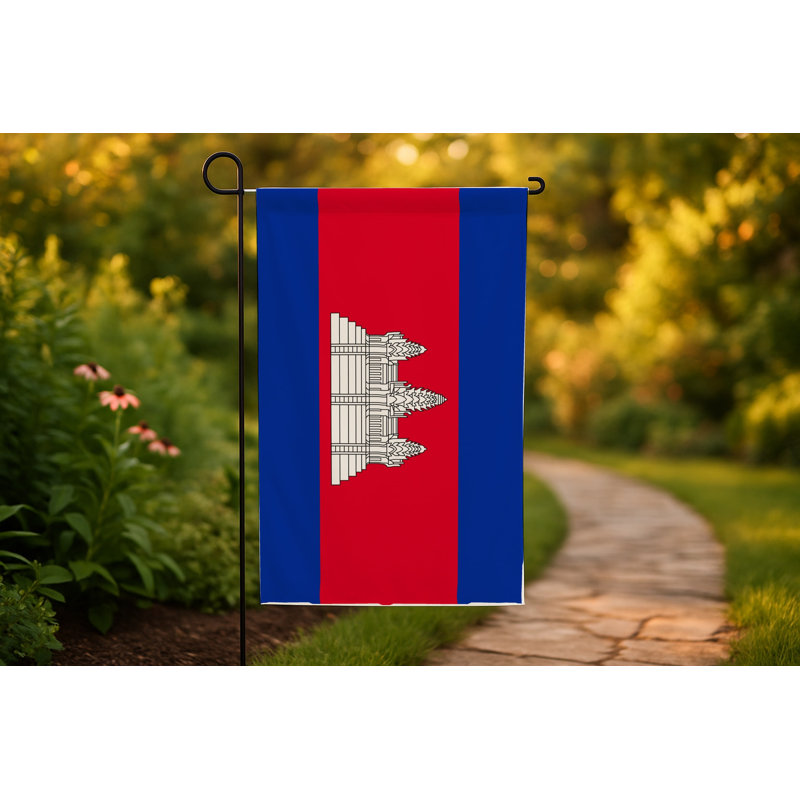 Drapeau du Cambodge - Drapeau extérieur, H 24 po x l 36 po