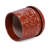 Of 2 Red 7" Flowerpots In Ceramic, Featuring Modern Design, Drainage Hole, And All - Weather Resistance For Home Garden Greenery With Leaves Pattern, Decor-553523414