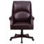 Fauteuil de bureau pivotant à dossier haut avec accoudoirs LeatherSoft-30774862