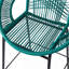 Tabouret de bar d'extérieur bleu sarcelle-967055906