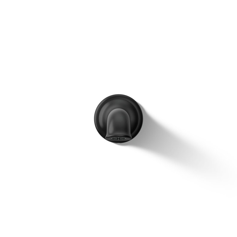 Artifacts® Wall-Mount Bath Spout with Flare Design, Matte Black