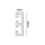 White Plastic / Acrylic Curtain Track-830664933
