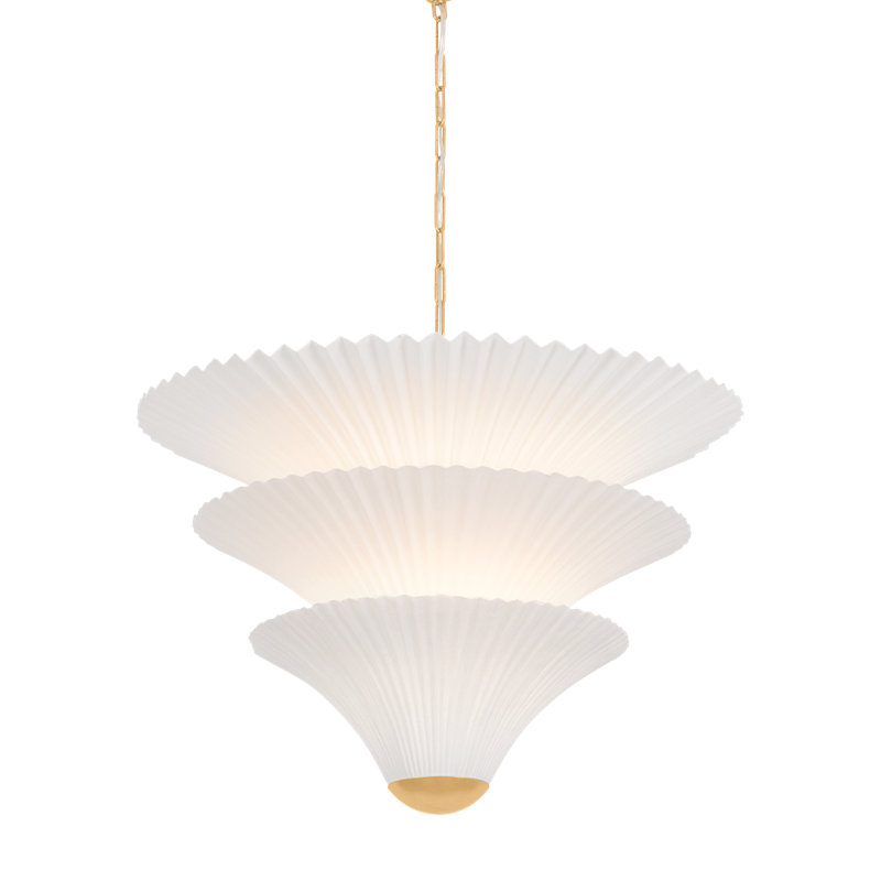 Azores Chandelier, 94.25" H x 28" W x 28" D, 2 Lights