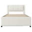 Lit plateforme double avec lit gigogne et lit gigogne double