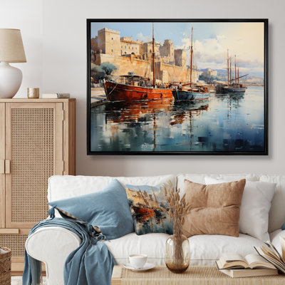 Gelueck " French Mediterranean Harbor In Marseille I "
