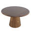 Ensemble de salle à manger de style moderne Mid-Century avec chaises pivotantes rembourrées Hollomon-102095370