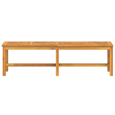 Solid Wood Acacia Outdoor Bench