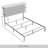 Iseah Upholstered Sleigh Bed-1201553921-1201553927
