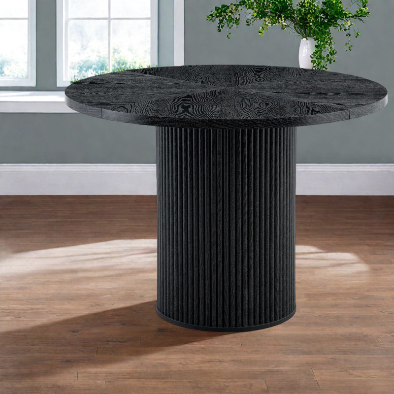 Table de salle à manger moderne avec rangement caché, surface en MDF, design élégant pour la maison