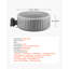 Spa gonflable rond portatif 81,9 x 26 po pour 4 à 6 personnes