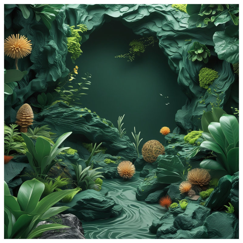 Toile Lush Green Forest, 16 po x 20 po