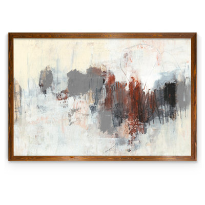 " Neutrals & Rust I " by Paul Cezanne Acrylic Painting