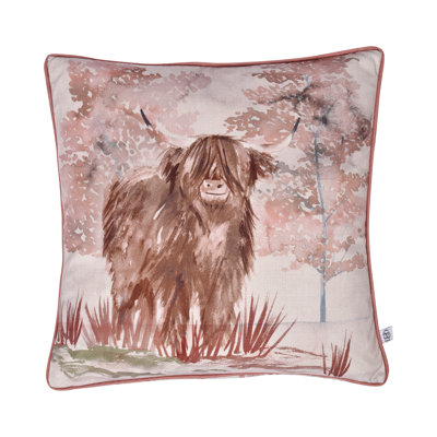 Hanson Highland Cow Square Cushion Cover