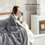 Couverture polaire sherpa Bedsure GentleSoft, de format king, épaisse et confortable pour l'hiver et l'automne, douce et moelleuse, idéale pour le canapé et le lit.-105504624-105504644