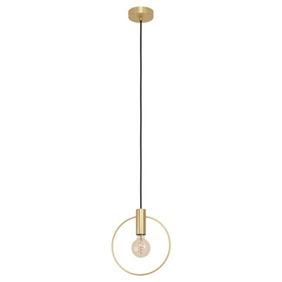 Penton 1 - Light Brass Single Pendant
