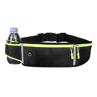 Wrought Studio™ Running Belt With Water Slot, thin Breathable Waist Pack With Reflective Strip & Headphone Port For Running Hiking Cycling