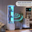 Wine Cabinets, Glass Display Cabinet With 3 Colour Led Light-586241224