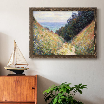 «Pourville # 1» par Monet, reproduction d'art sur toile