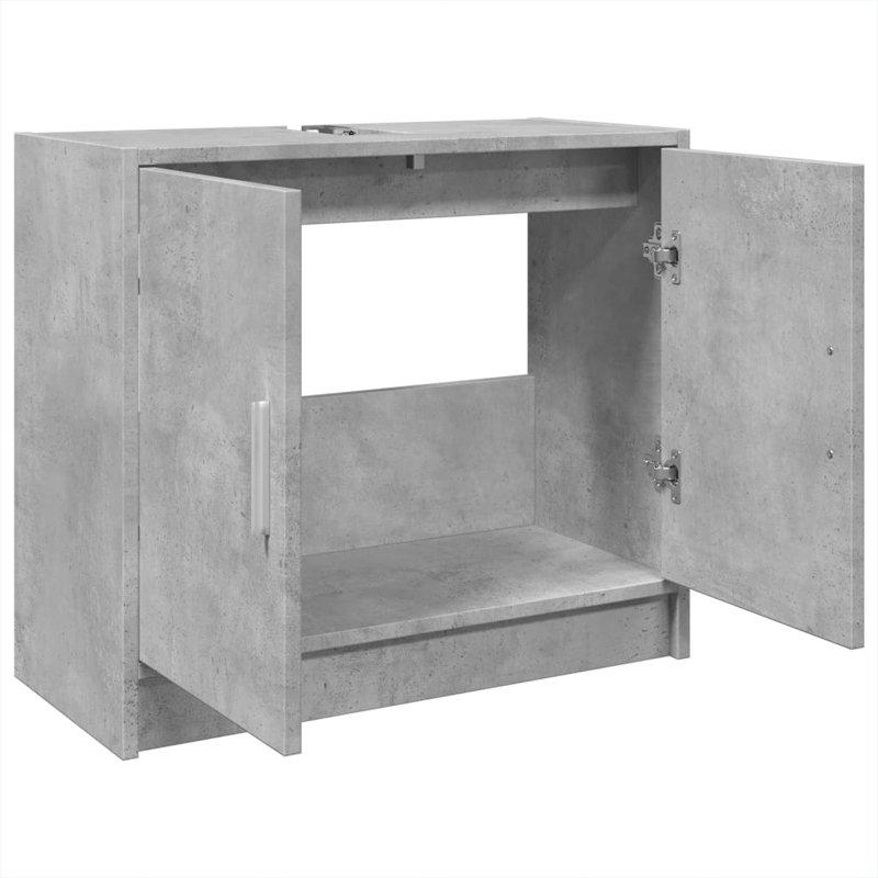 Brighley Under Sink Cabinet, Concrete grey