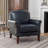 Shalisia 32'' Wide Upholstered Genuine Leather Armchair -1044449481