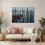 Art mural bleu nautique
