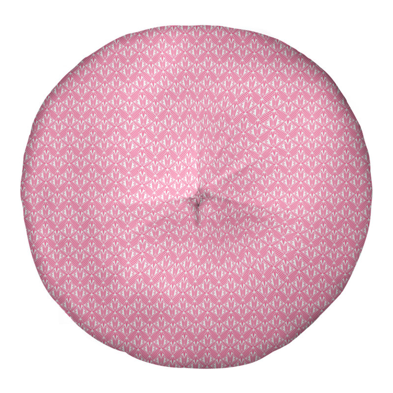Coussin de sol Katelyn Elizabeth, 26 po x 26 po, Rose