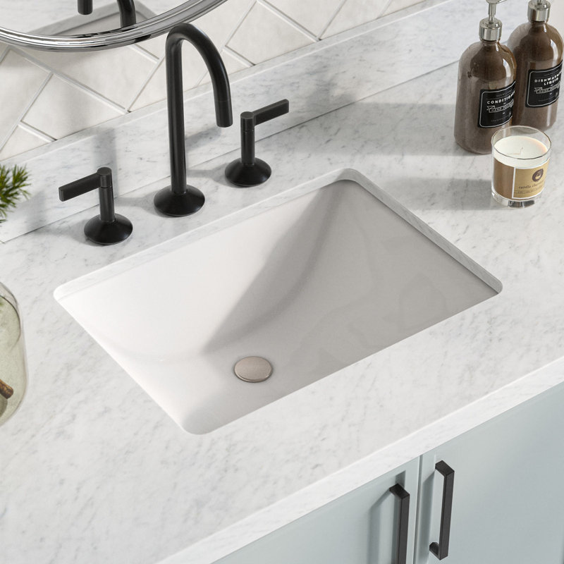 ARIEL Kelly Single Sink Bathroom Vanity with Italian Carrara Marble Top, Gray, 49"