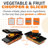 Nutrislicer Xl All In 1 Mandoline Slicer And Vegetable Chopper With Container