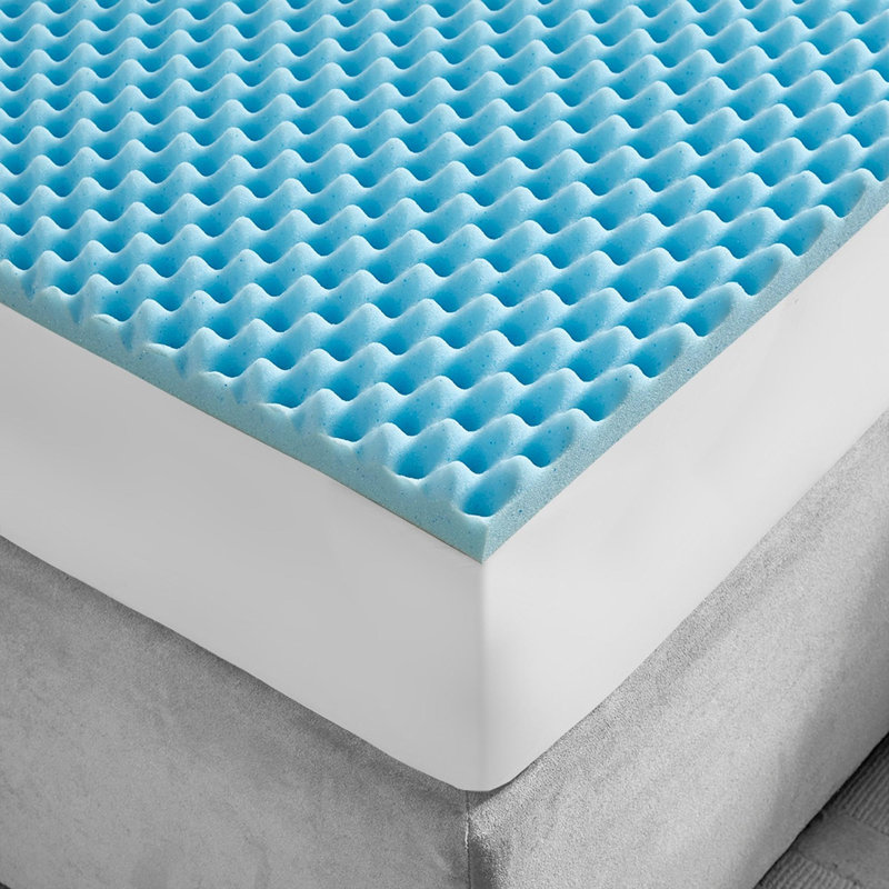 Surmatelas réversible hypoallergénique toutes saisons 1,5 po, Lit double