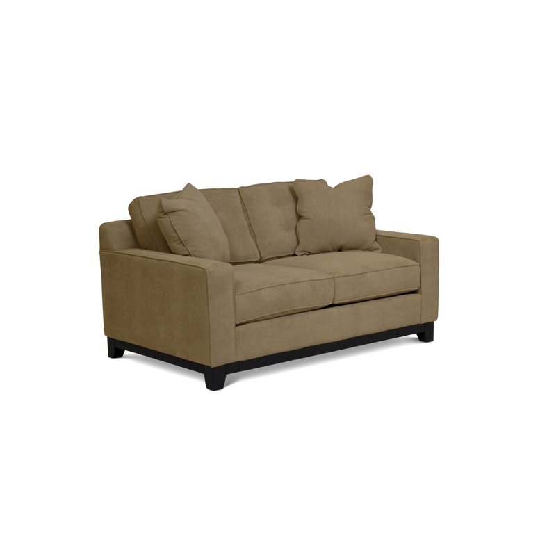 Carollton Upholstered 62'' Loveseat, Heavenly Cafe Chenille