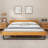 PINE WOOD BED FRAME-720480319