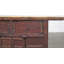 Double Top Drawer Carved Elm Sideboard