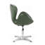 Fauteuil ballon pivotant rembourré en laine Raspberry-51336374