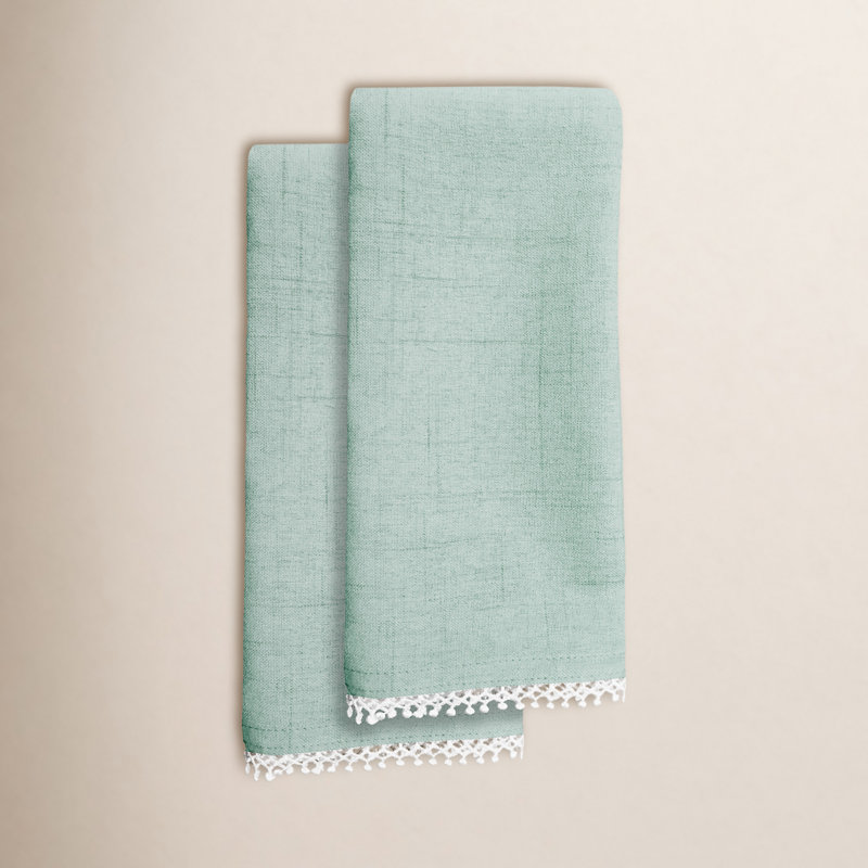 Serviettes de table Lenox French Perle, Ice Ble
