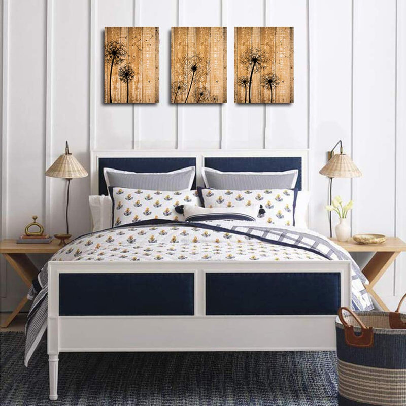 Décoration murale sur toile pour chambre à coucher