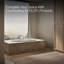 Baignoire encastrée ovale avec surface chauffante-36664297