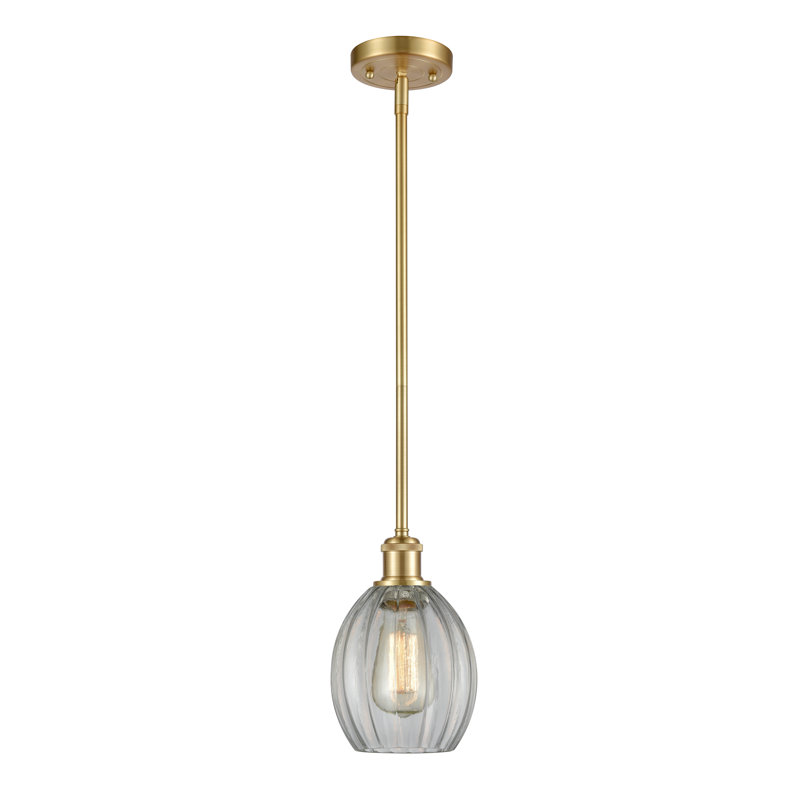 Bolduc 1 - Light Single Pendant, Matte Black, No Bulb Included, Gray