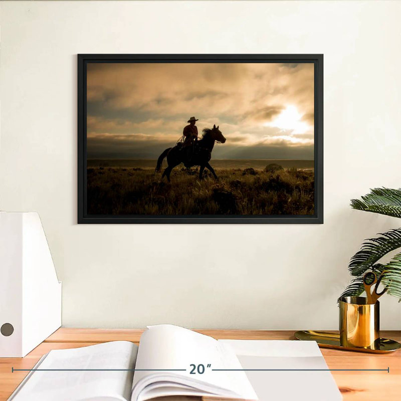 The Drive, 13" X 9", Floating Frame Black