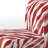 Zebra Striped - Upholstered Accent Slipper Chair-1824966578