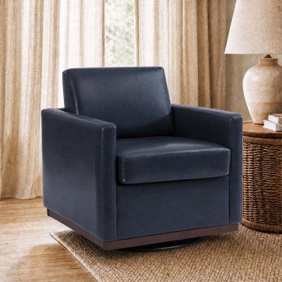 Fauteuil rembourré pivotant