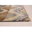 Tapis de bois one-of-kind-noué la 2010 shalimar crème/brun clair 5 pi 11 po x 8 pi zone de laine 8 po Céline