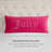 Juicy Couture Silver Rhinestone Throw Pillows - 16" x 36"-96832086