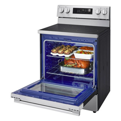 Lg 6.3 Cu Ft Smart Induction Range With Probake Convection In Stainless Steel