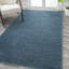 Asalah Solid Low-Pile Turquoise Rug-1198254465