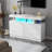 6 Drawer Dresser with Charging Station and LED Lights-258703922
